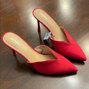 Scarlet Red Heels by Express